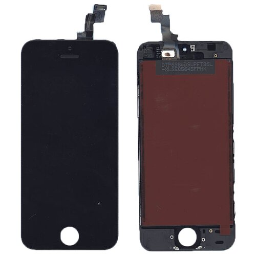 Дисплей (модуль) для Apple iPhone 5S, iPhone SE в сборе с тачскрином (Foxconn) черный