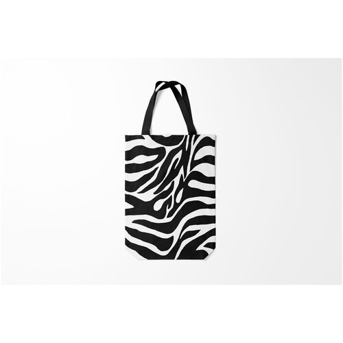 фото Сумка-шоппер / 31х42 см / популярные иллюстрации / другие зебра burnettie