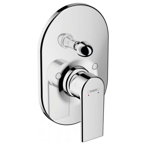 Смеситель для ванны Hansgrohe Vernis Shape хром 71458000 hansgrohe смеситель для ванны hansgrohe vernis shape хром 71453000