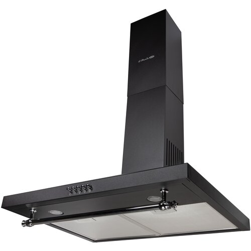 Вытяжка купольная кухонная бытовая 60 см 115 Вт 800 м3/ч воздуховод 120 мм il Monte KH-DOME 6011 BLACK RUSTICО