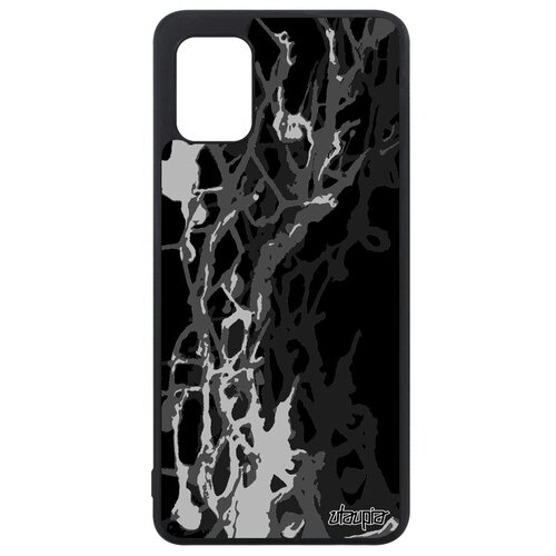 фото Стильный чехол на телефон // galaxy a31 // "огонь" эффект стиль, utaupia, серый