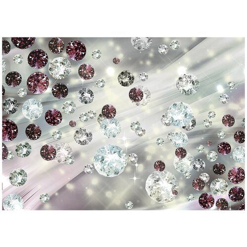 Бриллиантовый дождь - Виниловые фотообои, (211х150 см) бриллиантовый дождь буркин ю