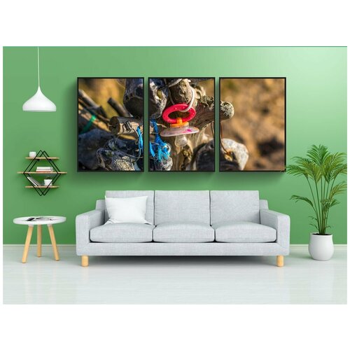 фото Набор модулных постеров для интерьера "дурачок, манекен, младенец" 60x90 см. в тубусе, без рамки lotsprints