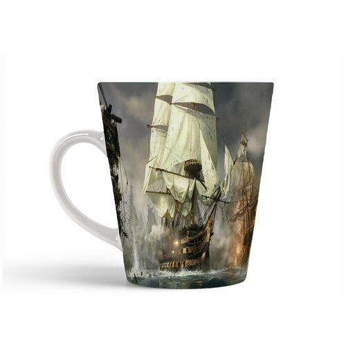 фото Кружка-латте coolpodarok napoleon total war корабли фрегаты