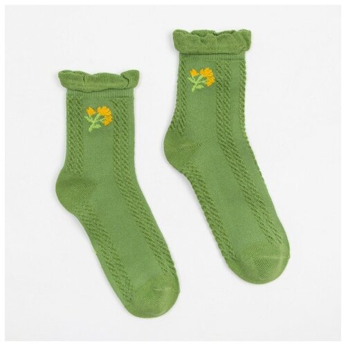 Носки Minaku размер 14-16, мультиколор, зеленый носки minaku размер 16 зеленый