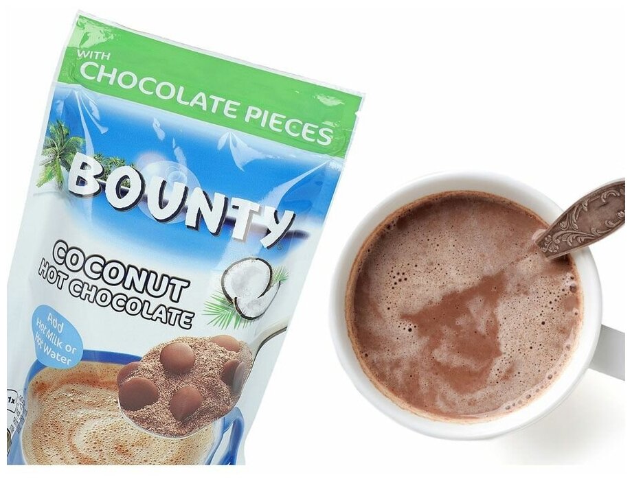 Горячий шоколад Bounty Coconut Hot Chocolate / Баунти Кокос шоколад 140гр (Великобритания) - фотография № 5