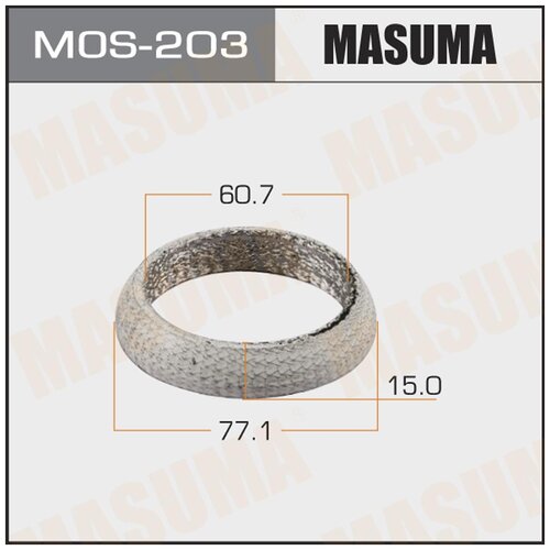 MASUMA MOS-203 Кольцо глушителя 60.7x77.1 MASUMA MOS-203
