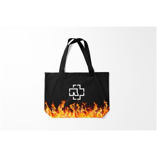 фото Сумка-шоппер / 46х35 см / рок / rammstein burnettie