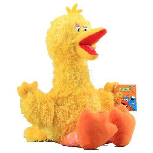 Мягкая игрушка Большая Птица на руку - Улица Сезам 36 см. мягкая игрушка эрни на руку улица сезам 32 см