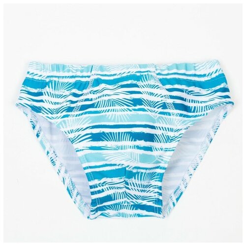 фото Плавки для мальчика, цвет бирюзовый, рост 116 см rusexpress