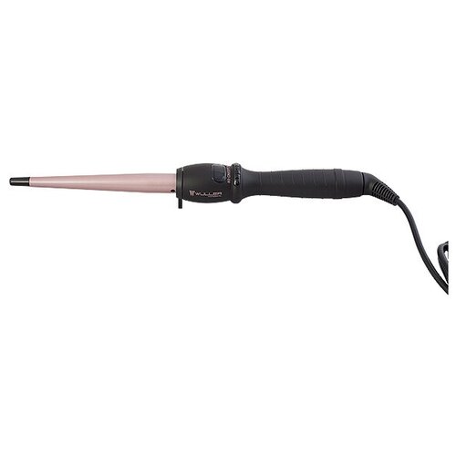 WULLER Maven Плойка для волос конусная, чёрный с розовым, 9-19мм, LED, 35W, 80-210C, (WP.511-0919)