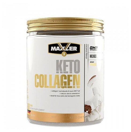 Maxler, Keto Collagen, 400г (Кокос)