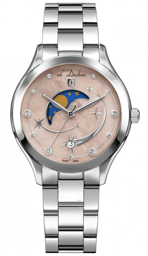 Наручные часы LDuchen 60891, белый, розовый