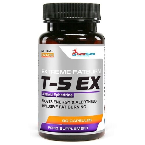 Жиросжигатель WestPharm T-5 EX 90 капс bcaa ex 400гр 45 порц westpharm манго ананас