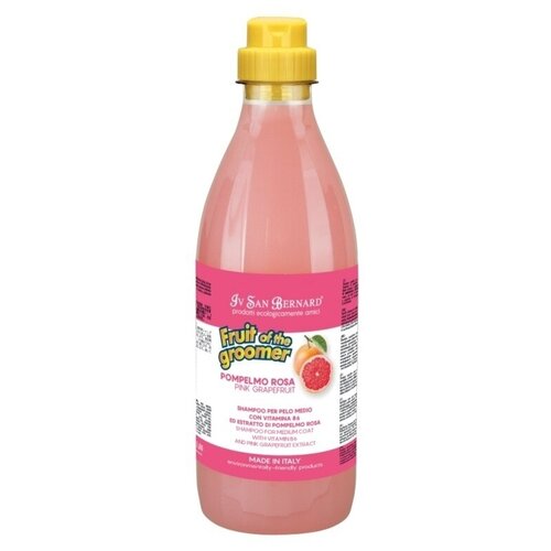 Iv San Bernard Fruit of the Grommer Pink Grapefruit Шампунь для шерсти средней длины с витаминами, 3,25л