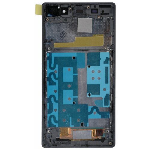 Дисплей для Sony Xperia Z1 черный с рамкой