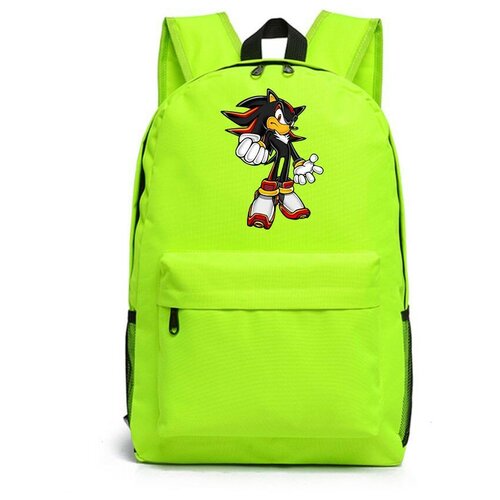 Рюкзак Ёж Шэдоу (Sonic) зеленый №6 рюкзак ёж шэдоу sonic голубой 6