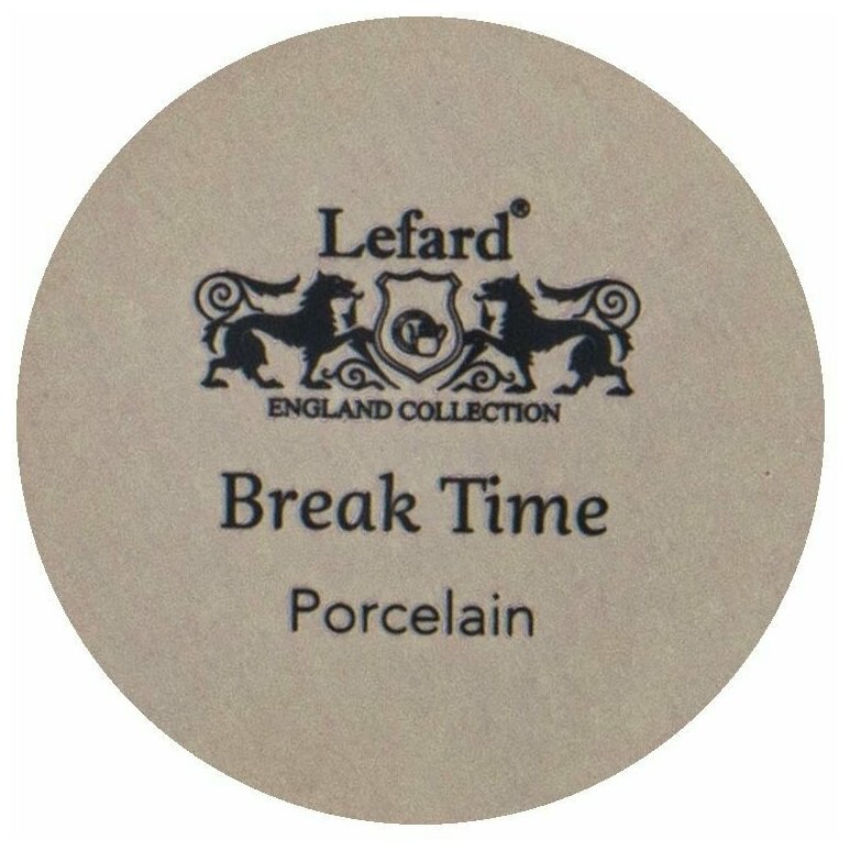 Набор из 4 штук Кружка Lefard "Break Time" 380мл, фарфор (756-346/4)