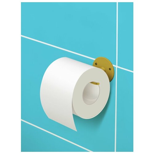 Держатель для туалетной бумаги №1 золотой /Абсолют Уют