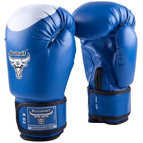 Боксерские перчатки Roomaif RBG-100 Dx синий 4 oz