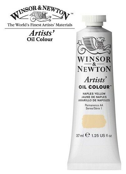 Масляные Winsor&Newton Краски масляные Winsor&Newton ARTISTS' 37мл, неаполитанский желтый