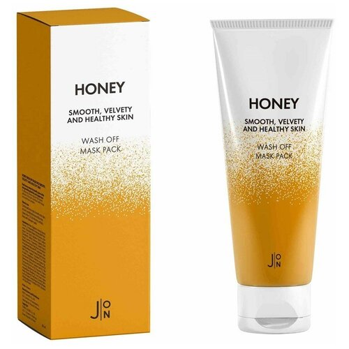 Маска для лица Мёд J:ON Honey Smooth Velvety and Healthy Skin Wash Off Mask Pack, 50 гр