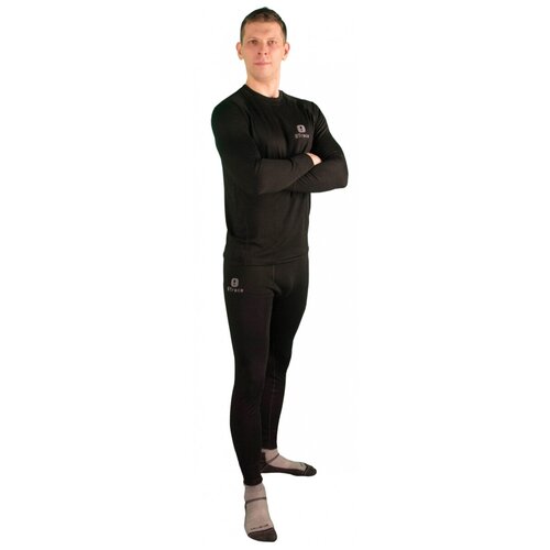 фото Комплект термобелья мужской btrace warm merino man v2 р. xl (52-54) черный