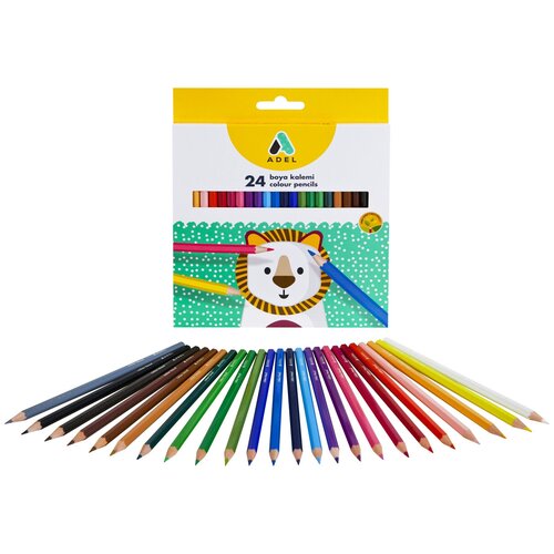 Набор цветных карандашей Adel, 24 шт. 2112315013