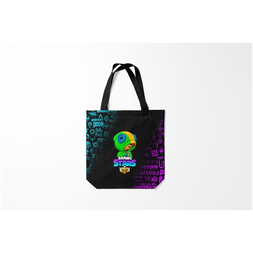 фото Сумка-шоппер / 40х40 см / геймерам / brawl stars burnettie