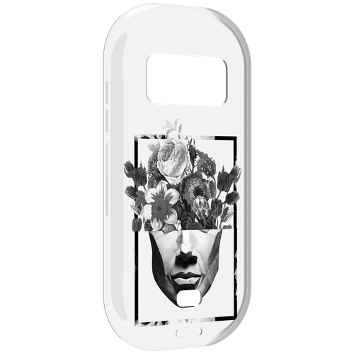 Чехол MyPads черно белая ваза в абстракции для UleFone Armor 15 задняя-панель-накладка-бампер