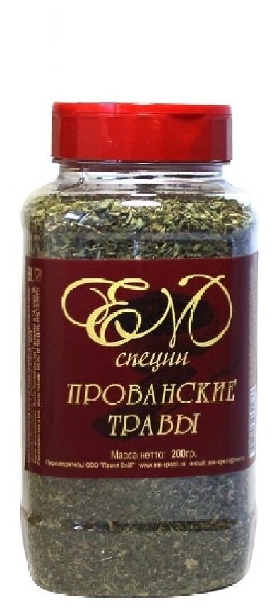 Прованские травы ЕМ специи, пл/бан. 200 гр.