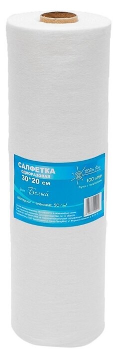 фото WHITE LINE салфетки 30х20 рулон