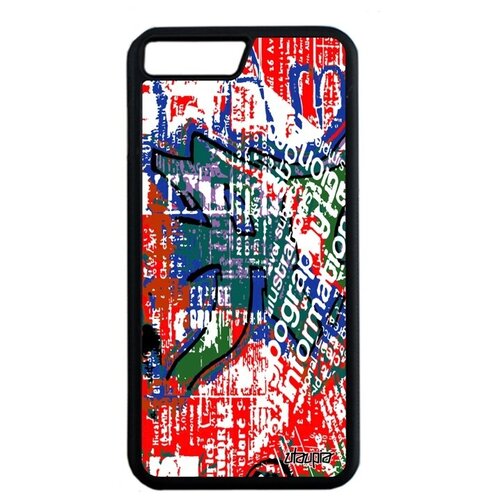фото Качественный чехол на мобильный // apple iphone 7 plus // "стрит- арт" текст стиль, utaupia, цветной