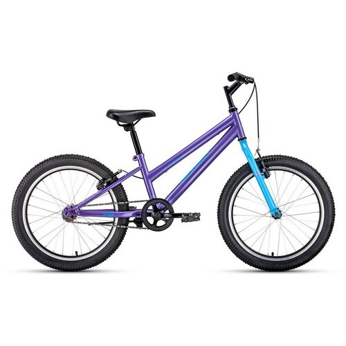 Велосипед детский горный с колесами 20 Altair MTB HT 20 Low 1 скорость рама 105 фиолетово-голубой 1187500₽