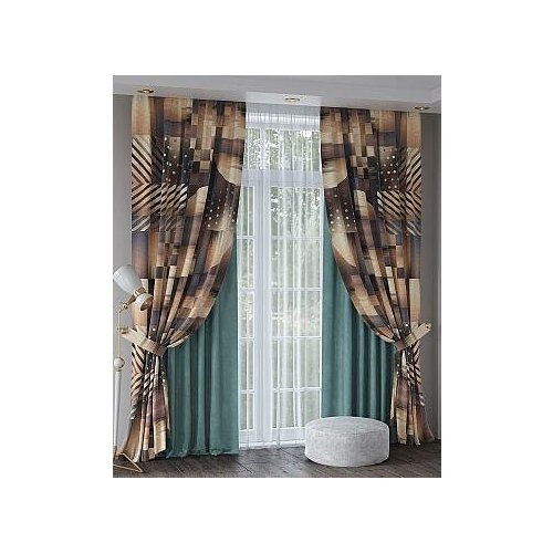 фото Комплект штор томдом кринкорс