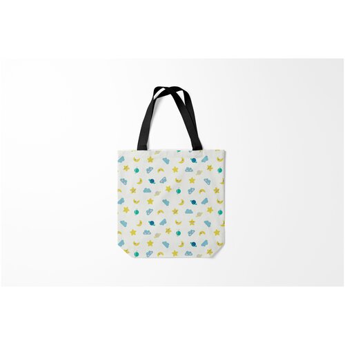 фото Сумка-шоппер / 40х40 см / девушкам / прикольные спокойной ночи burnettie