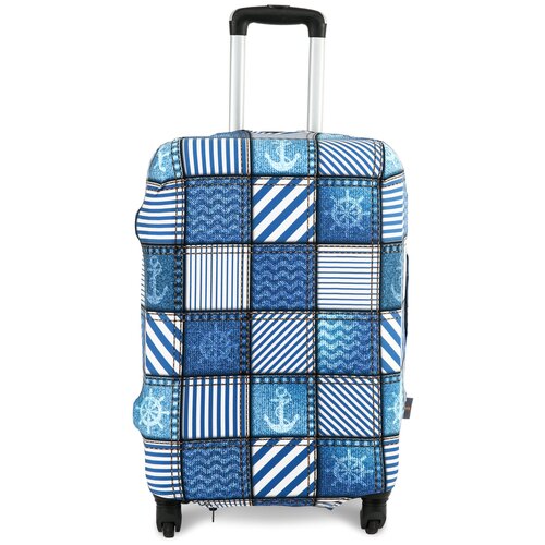 Чехол для чемодана itcovers, 40 л, размер S, голубой, синий