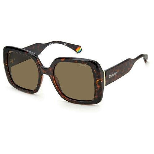 Солнцезащитные очки Polaroid, коричневый polaroid солнцезащитные очки polaroid pld 6168 s 086 [pld 20481708654sp]