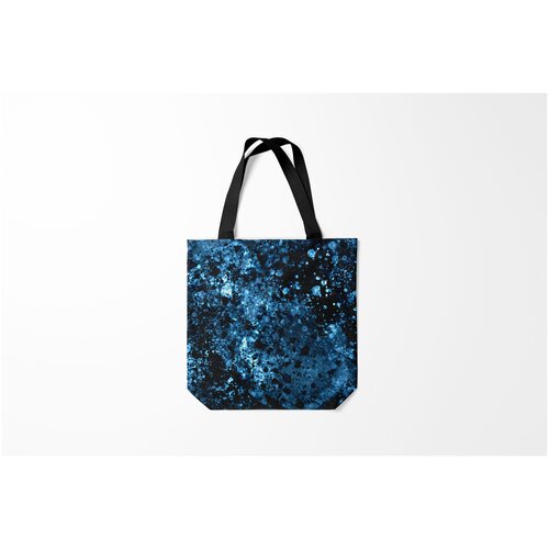 фото Сумка-шоппер / 40х40 см / тренды / абстракция жидкость burnettie