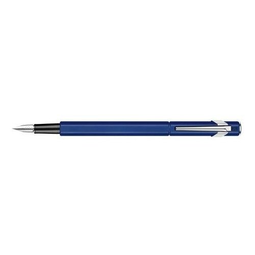 Ручка перьевая Carandache Office 849 Classic EF сталь нержавеющая подар. коробка Matte Navy Blue 842.159