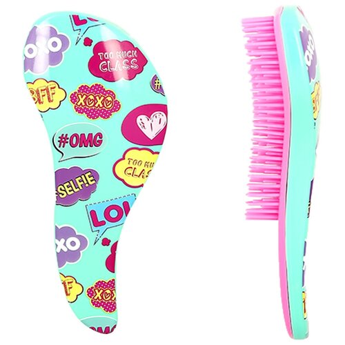 Расческа для волос распутывающая, с мягкой пластиковой щетиной.