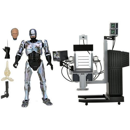 Фигурка NECA Ultimate Battle-Damaged RoboCop with Chair 42142, 17.8 см