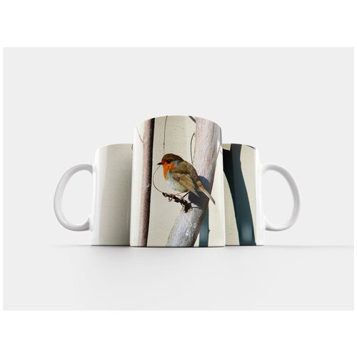 фото Кружка "падение, красный, робин" 320 мл lotsprints