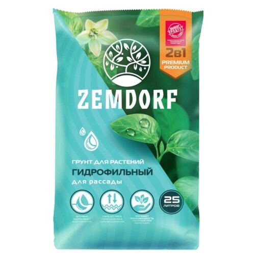 Грунт для рассады 2в1 гидрофильный 25 л