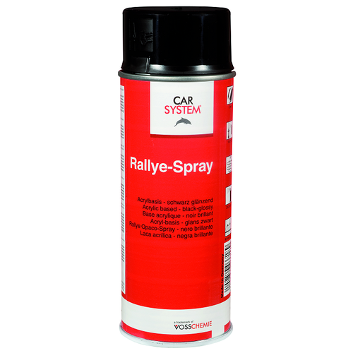 Краска Carsystem Rallye Spray, черный, глянцевая, 400 мл