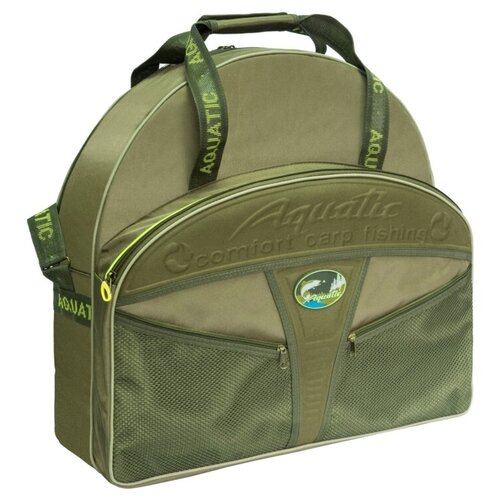 фото Сумка рыболовная для садков и вёдер aquatic с-06, темный хаки