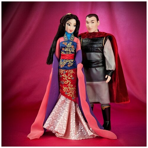 Набор кукол Disney Mulan and Li Shang Doll Set (Набор кукол Дисней Мулан и Ли Шанг) набор кукол disney anna and elsa collector doll set by brittney lee дисней анна и эльза коллекционный набор от бриттни ли 32 см