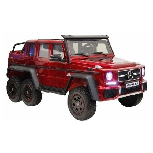 Crazy Car Автомобиль Mercedes-Benz G63 AMG 4WD (6-колесный), красный глянец
