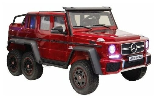 Barty Автомобиль Mercedes-Benz G63 AMG 4WD (6-колесный), красный глянец