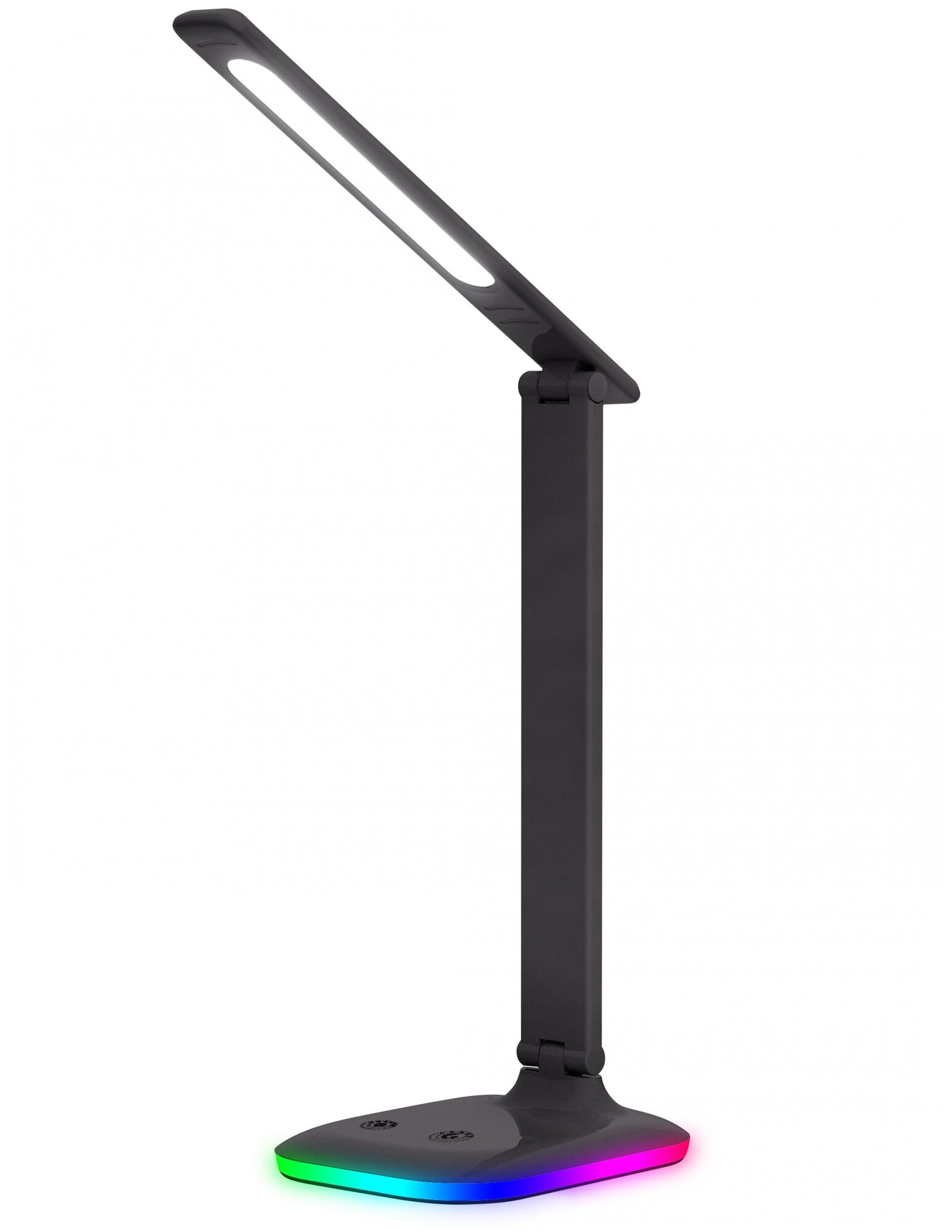 Ultraflash Светильник настольный UF-746 C02 LED 10Вт 3 уровня яркости ССТ RGB основание черн. Ultraflash 14477